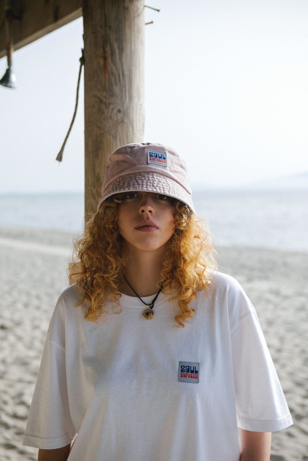 Soul Express Records Bucket Hat Cappello Rosa Riciclato
