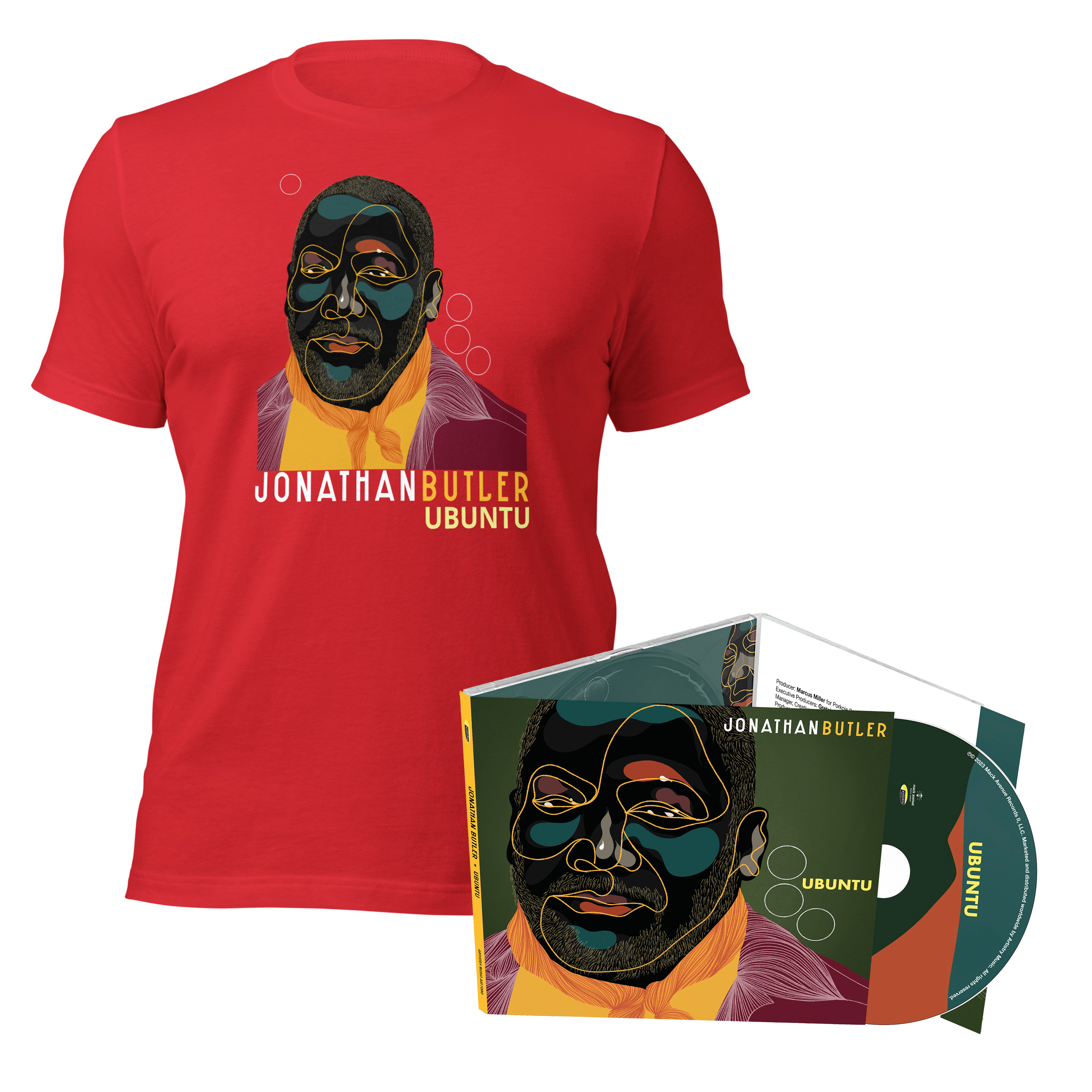 Jonathan Butler Ubuntu bundle con maglietta unisex