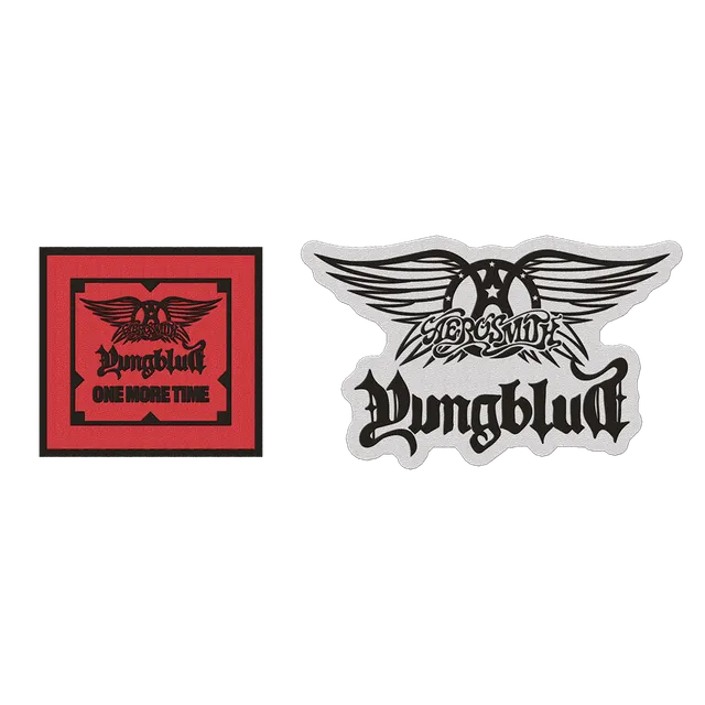 Aerosmith One More Time set 2 patch termoadesive