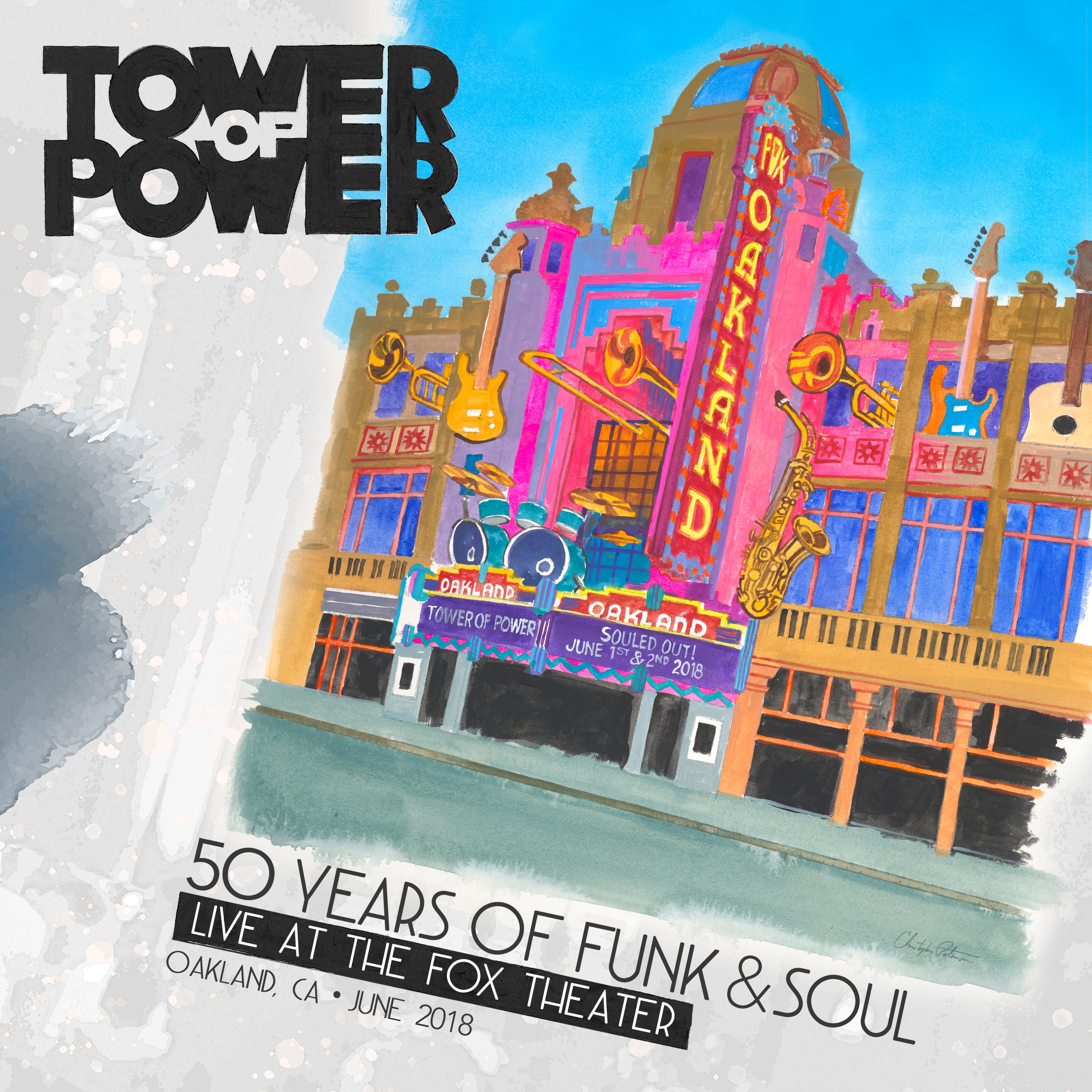 Mack Avenue Tower of Power 50 Years test pressing 3 LP firmata