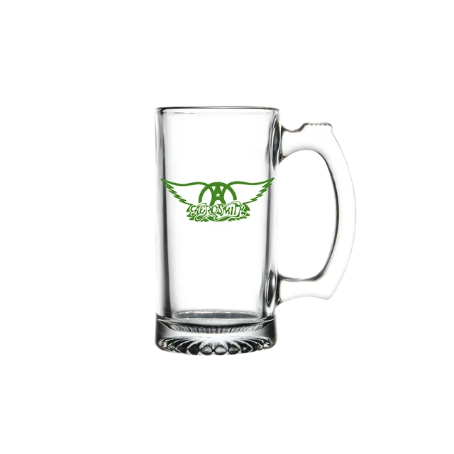 Aerosmith Boys of Boston boccale vetro 12oz logo verde