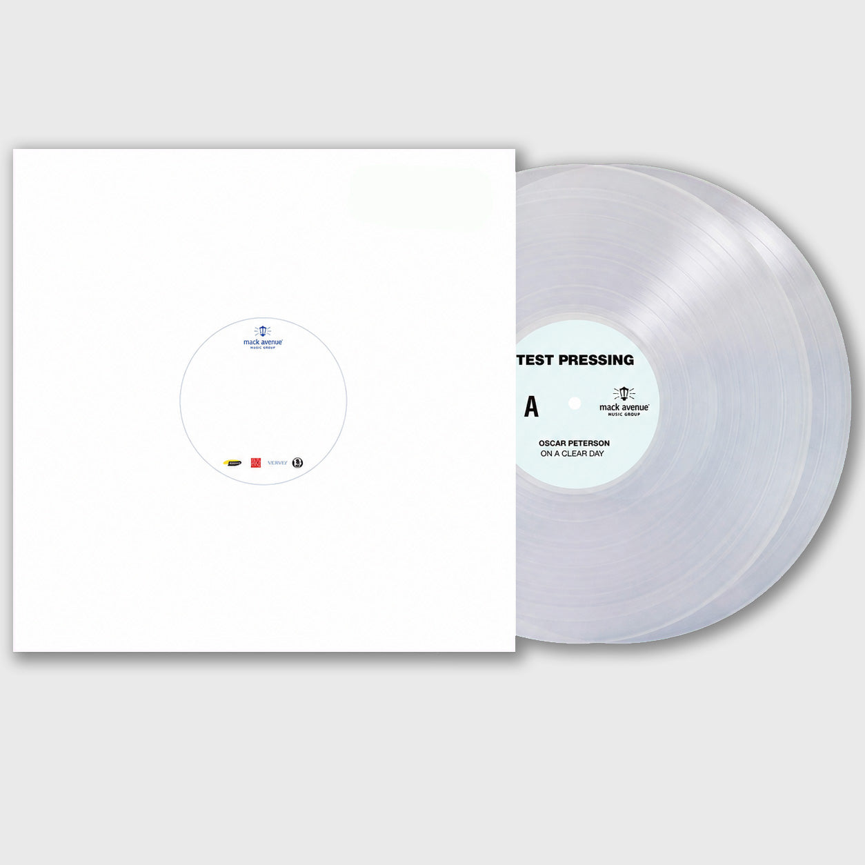 Oscar Peterson On a Clear Day test pressing 2 LP live
