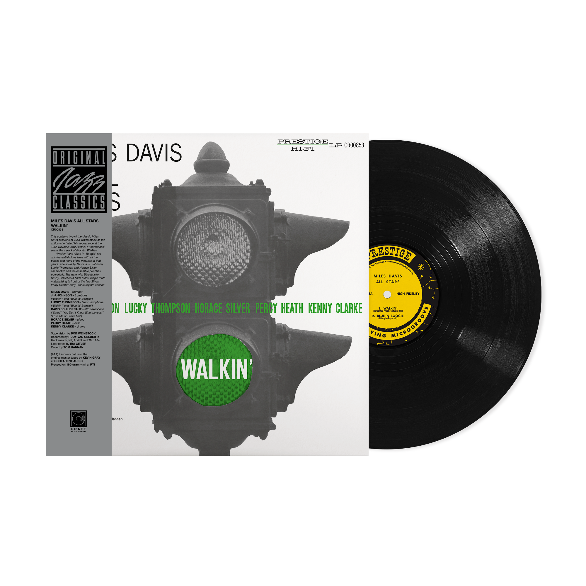 Original Jazz Classics Walkin Miles Davis vinile 180g analogico