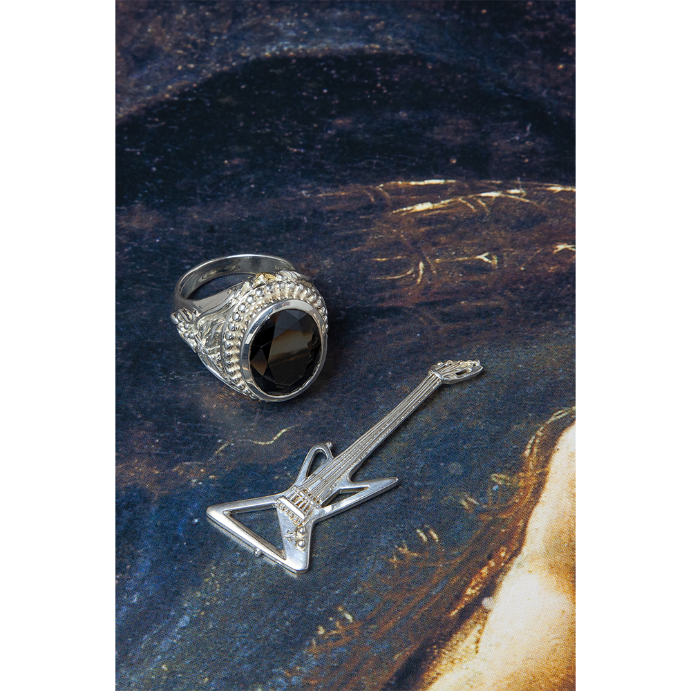 Aerosmith Blade Runner ciondolo chitarra in argento