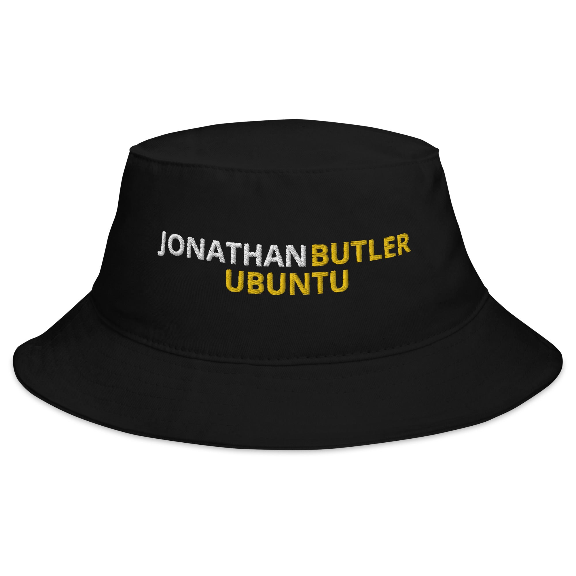Jonathan Butler Ubuntu bucket hat cappello cotone nero