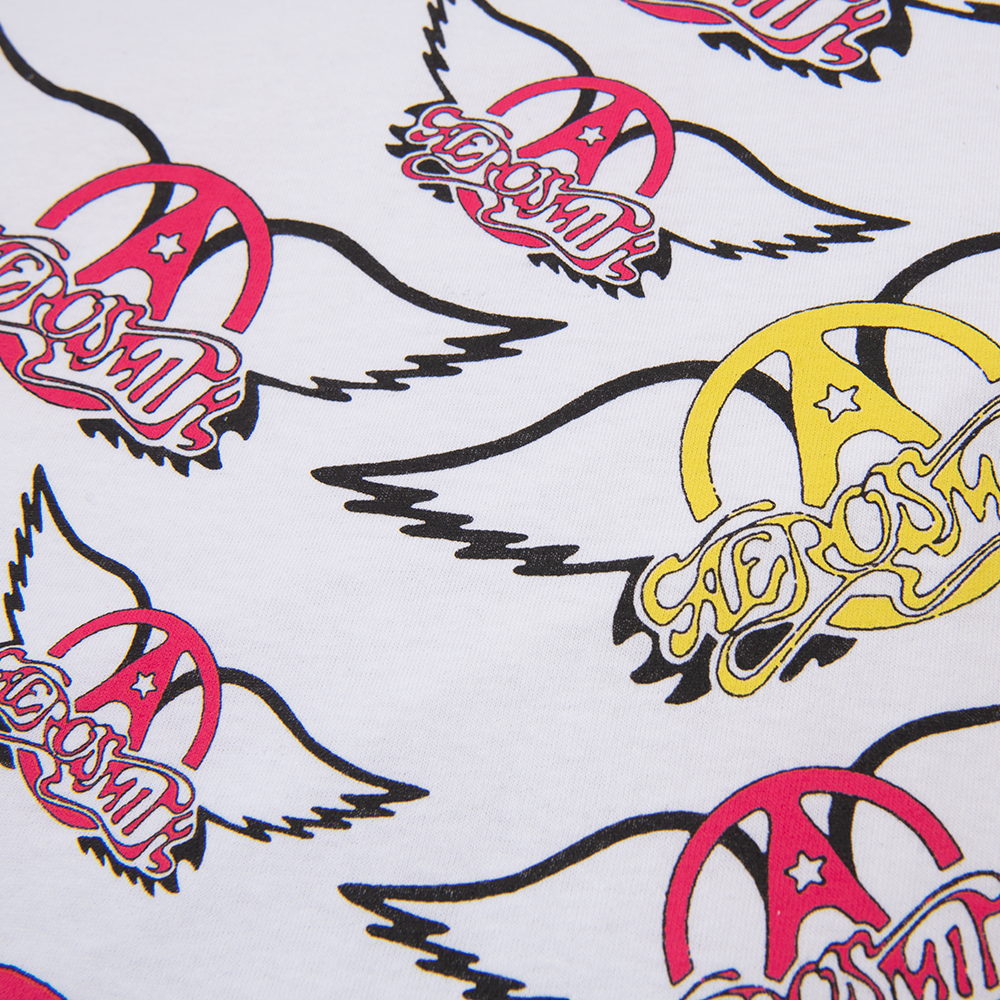 Aerosmith Wings t-shirt bianca in cotone