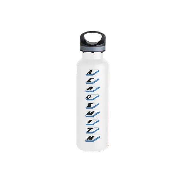 Aerosmith borraccia termica bianca 20 oz acciaio inox