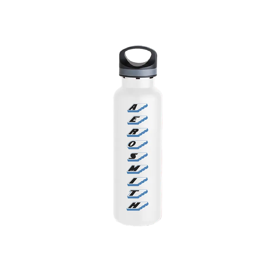 Aerosmith borraccia termica bianca 20 oz acciaio inox