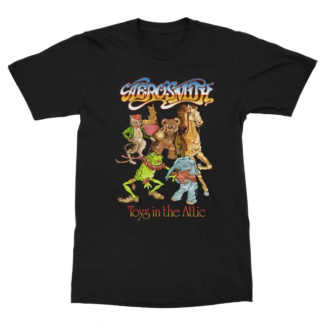 Aerosmith Toys in the Attic maglietta bambino nera