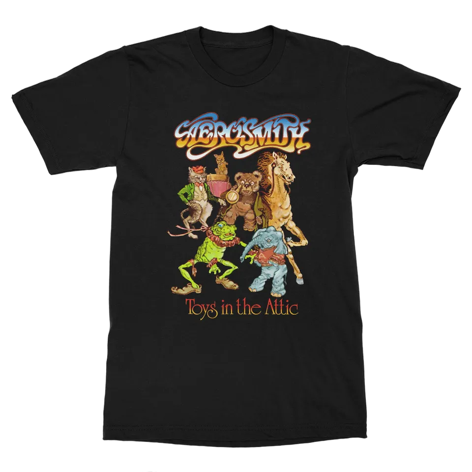 Aerosmith Toys in the Attic maglietta bambino nera
