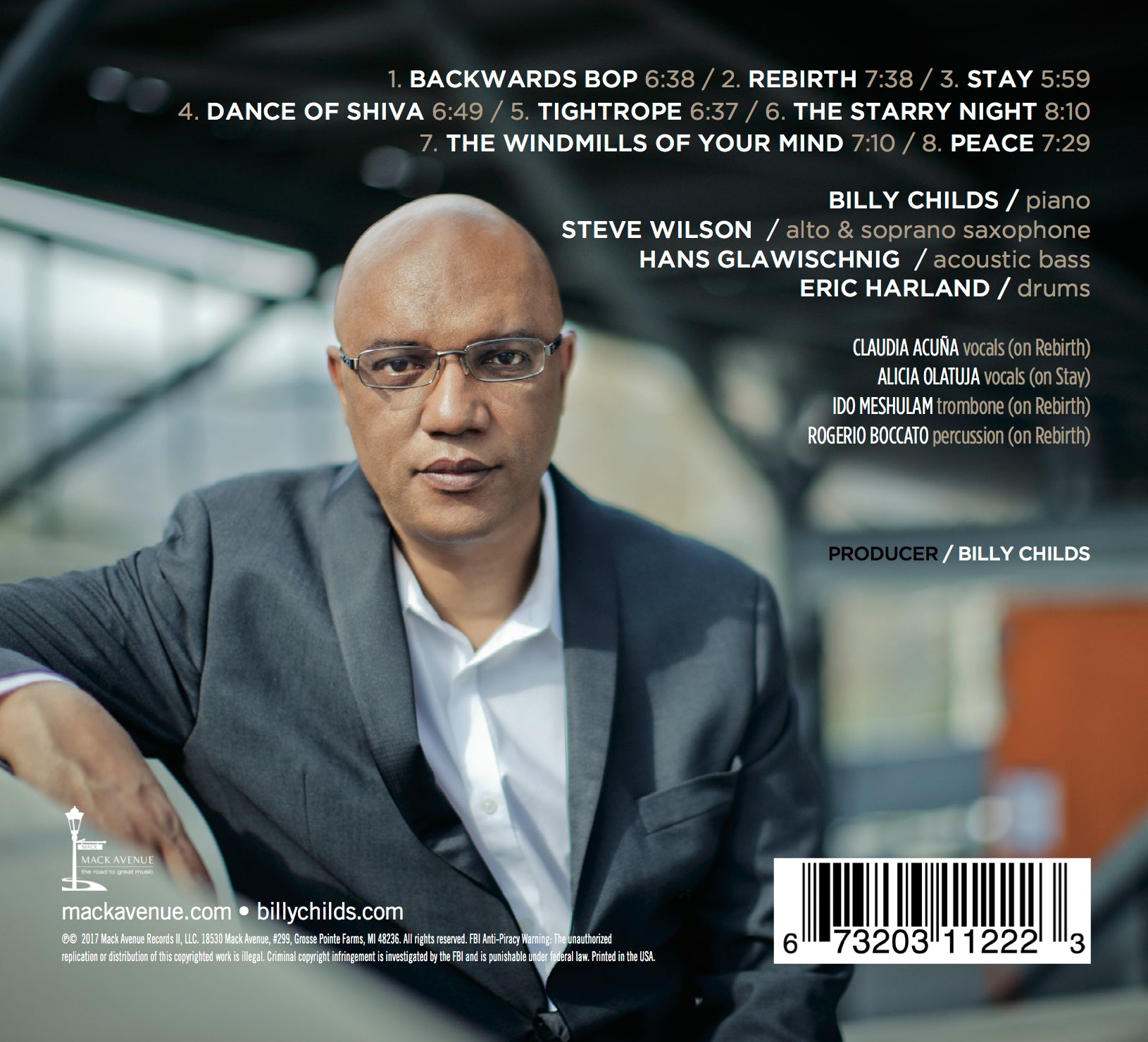 Mack Avenue Billy Childs Rebirth CD piano jazz
