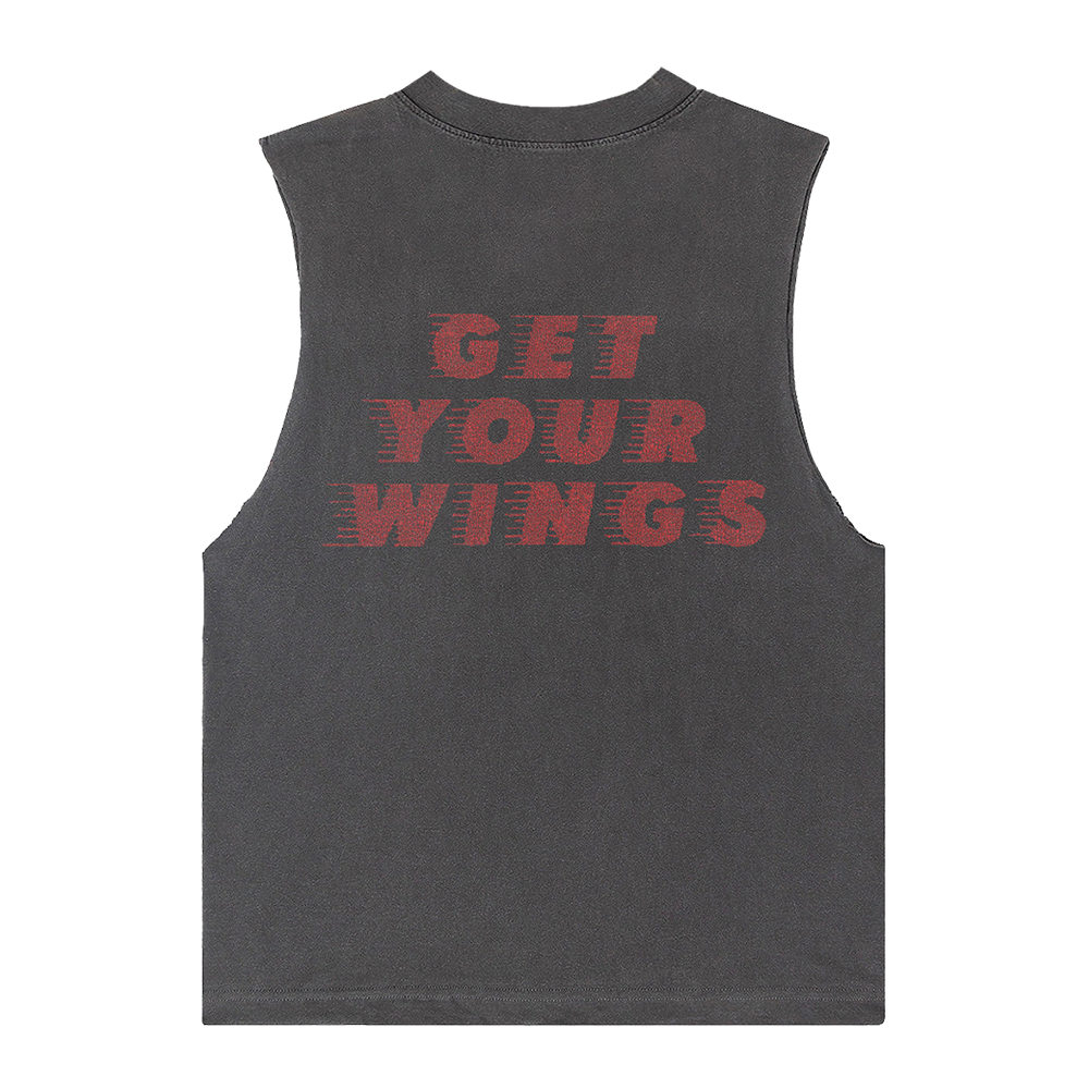 Aerosmith Get Your Wings canotta grigia senza maniche