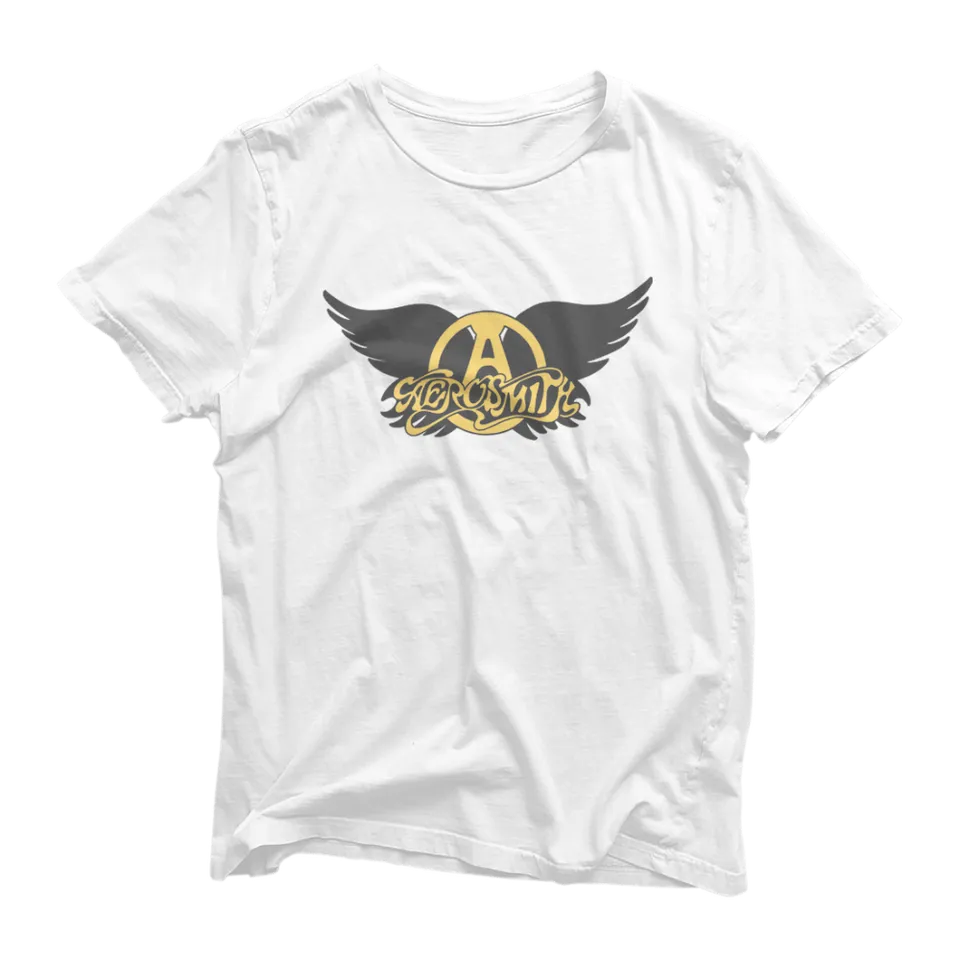 Aerosmith Ruts T-Shirt maglietta bianca cotone