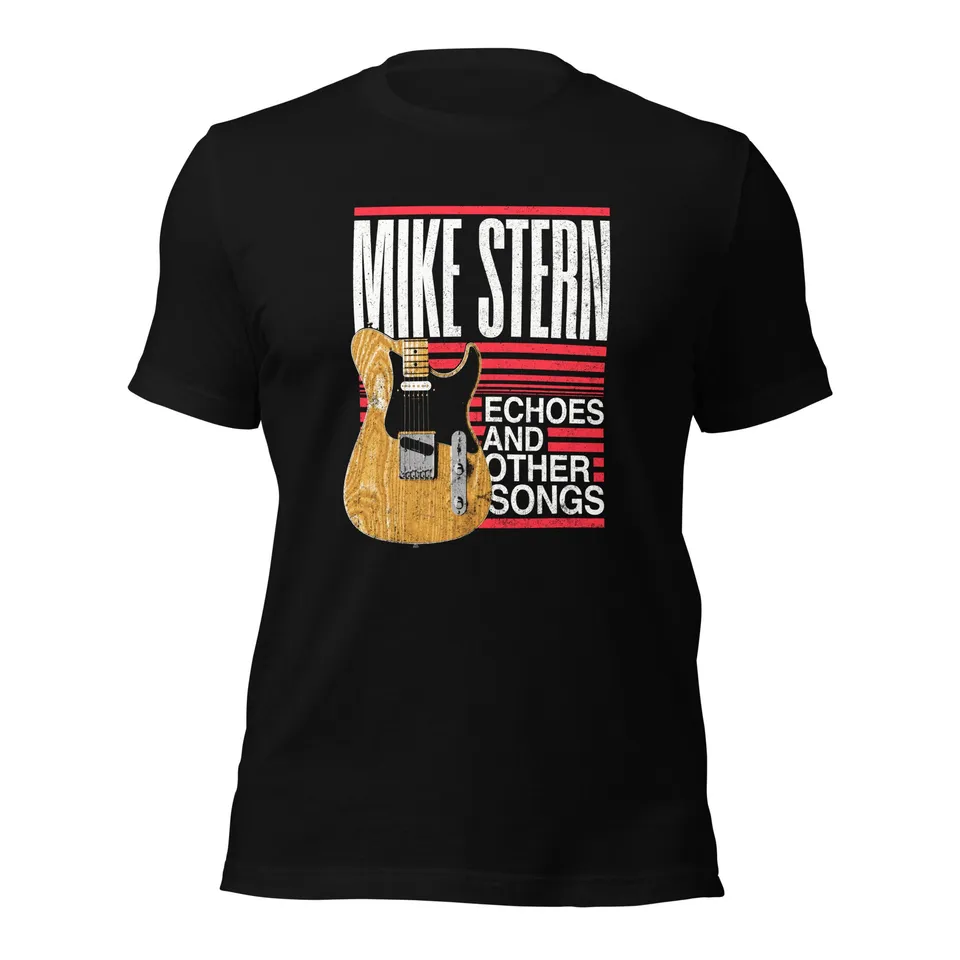 Mike Stern Echoes maglietta unisex cotone nera