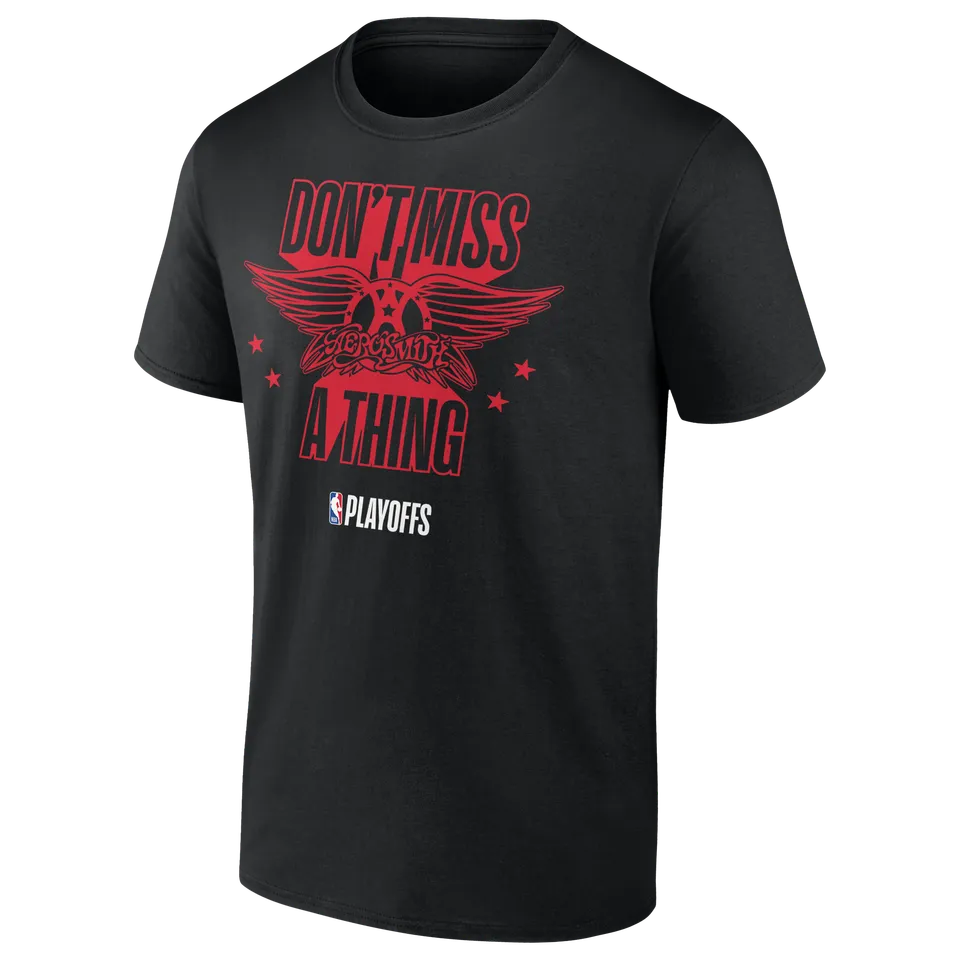 Aerosmith x Fanatics Playoff t-shirt cotone