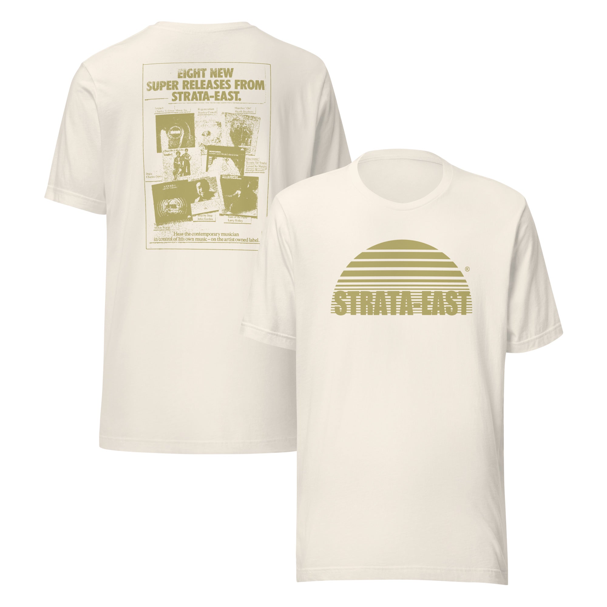 Strata-East Logo Vintage T-shirt cotone unisex