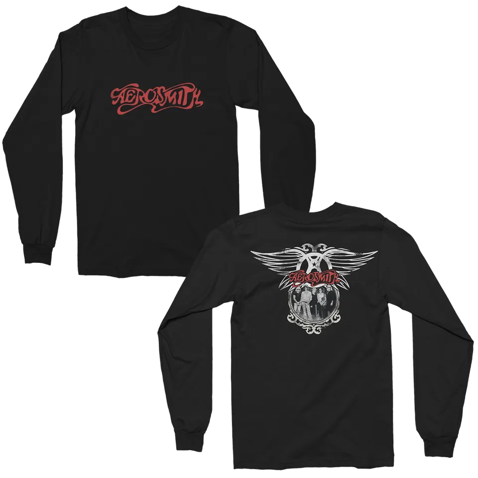 Aerosmith Fly Away maglia manica lunga nera