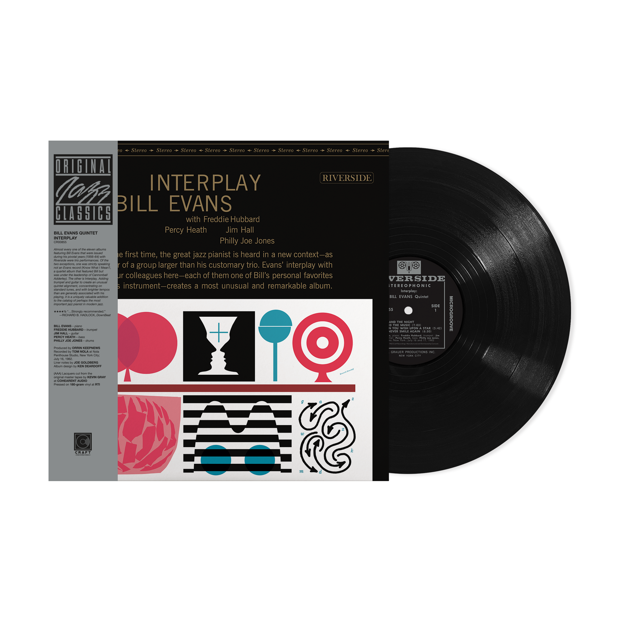 Original Jazz Classics Series Interplay LP 180g Bill Evans vinile