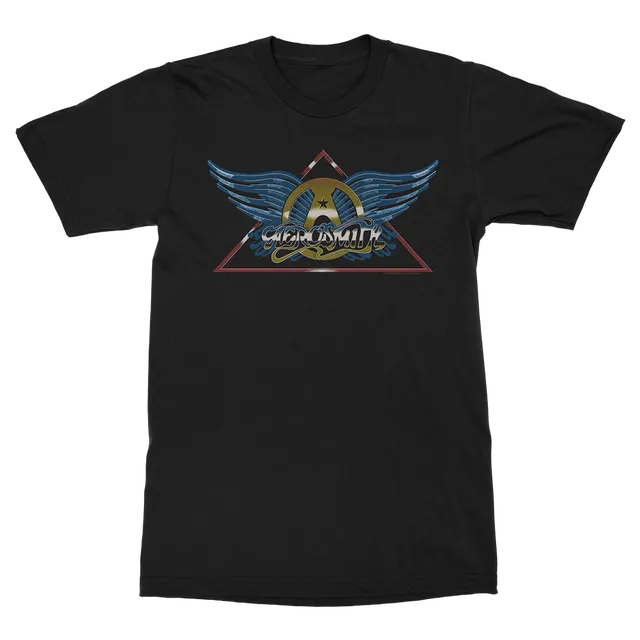 Aerosmith Rock In A Hard Place t-shirt nera unisex