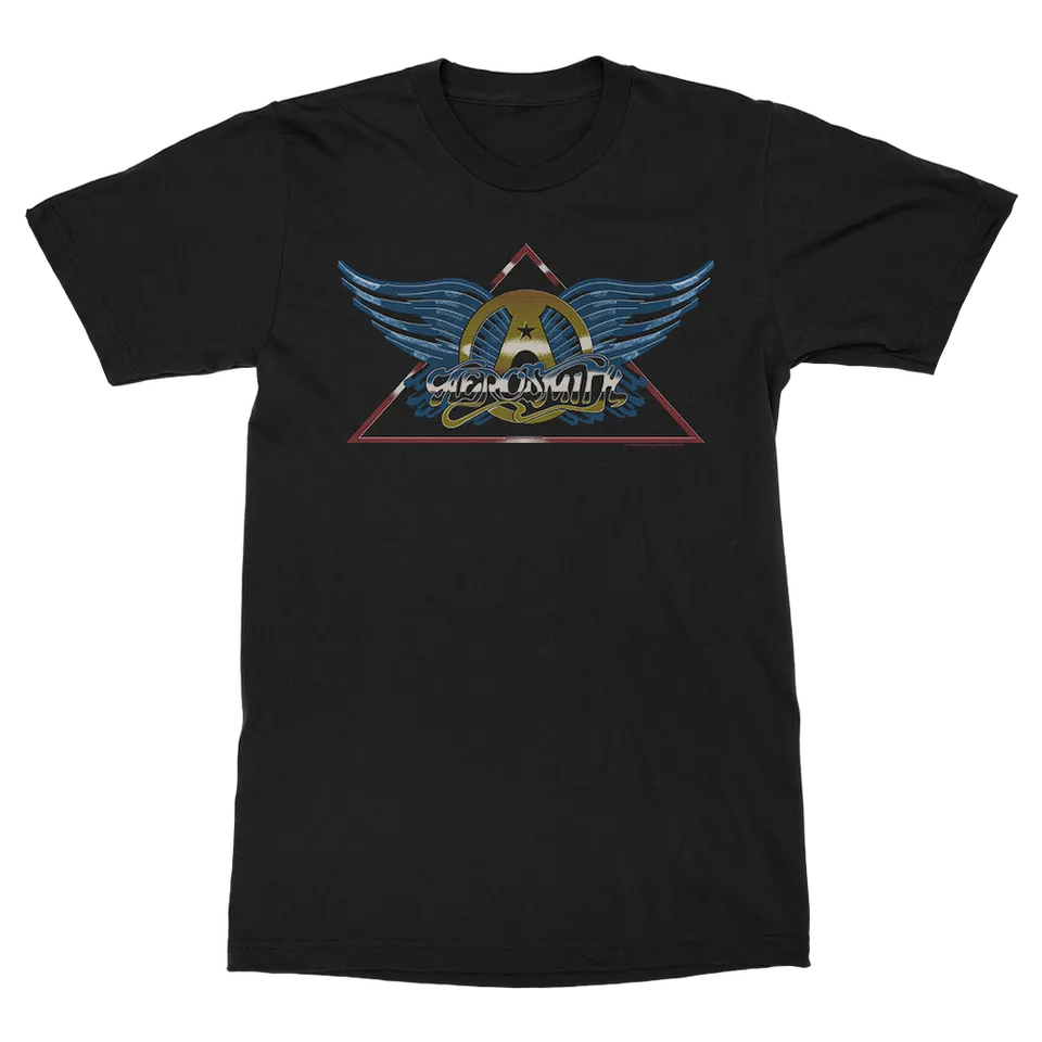Aerosmith Rock In A Hard Place t-shirt nera unisex