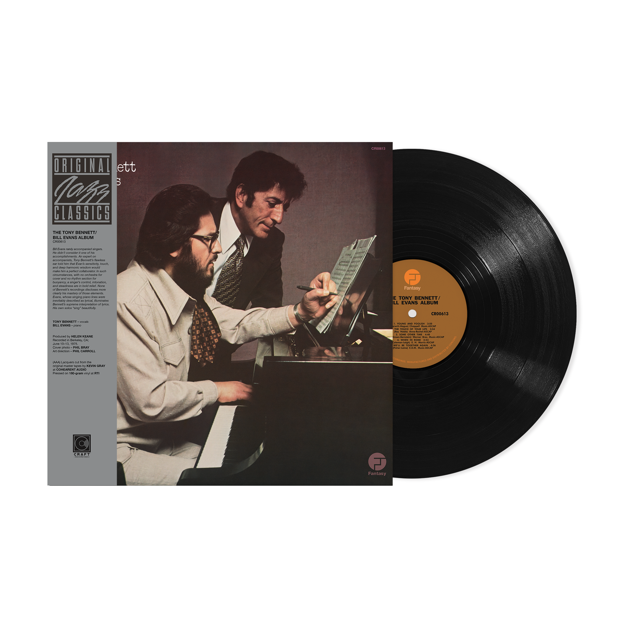 Original Jazz Classics Bennett Evans Album vinile LP 180g
