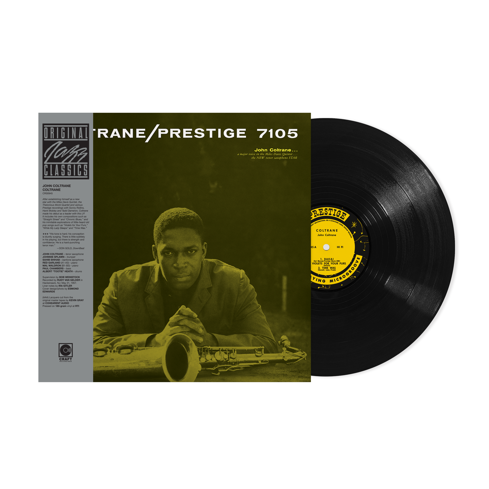 Original Jazz Classics Series Coltrane + Cookin' doppio LP vinile 180g