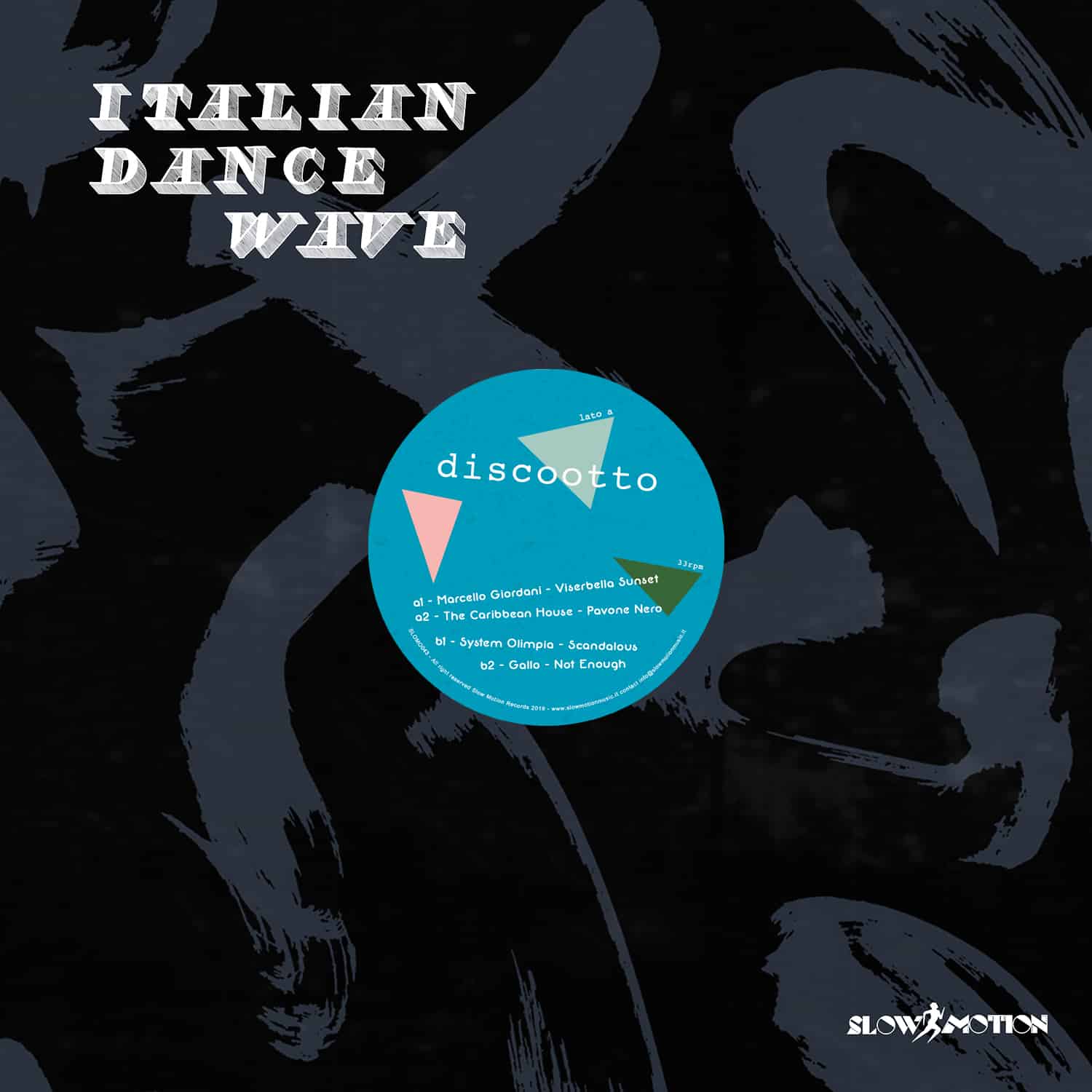 Slow Motion Italian Dance Wave Disco Otto vinile compilation italo