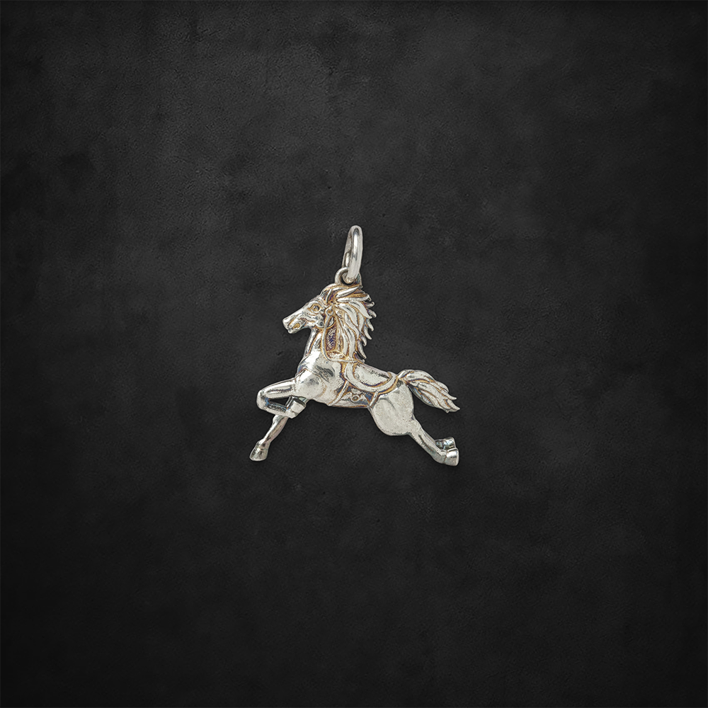Aerosmith Toys in the Attic ciondolo cavallo bronzo