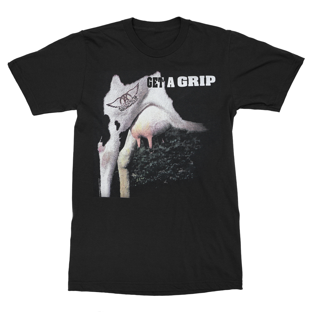 Aerosmith Get A Grip Tour T-Shirt maglietta nera