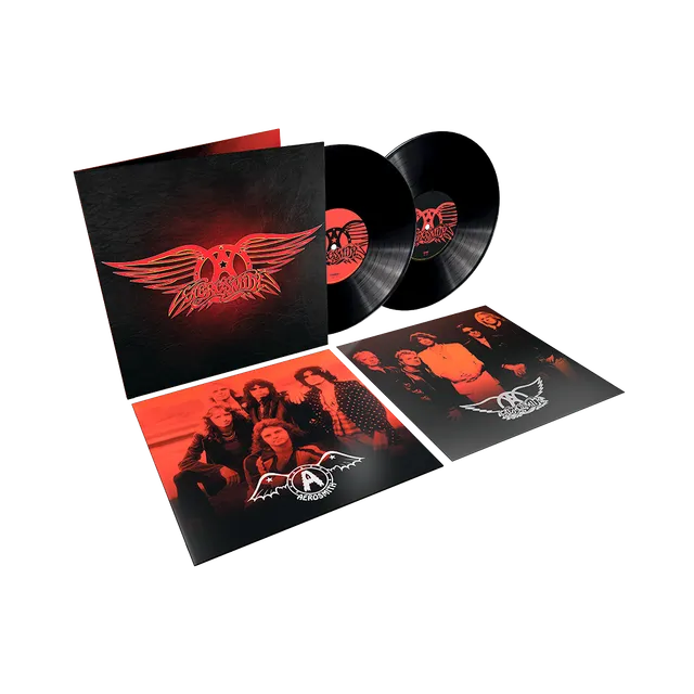 Aerosmith Greatest Hits doppio LP nero edizione limitata numerata