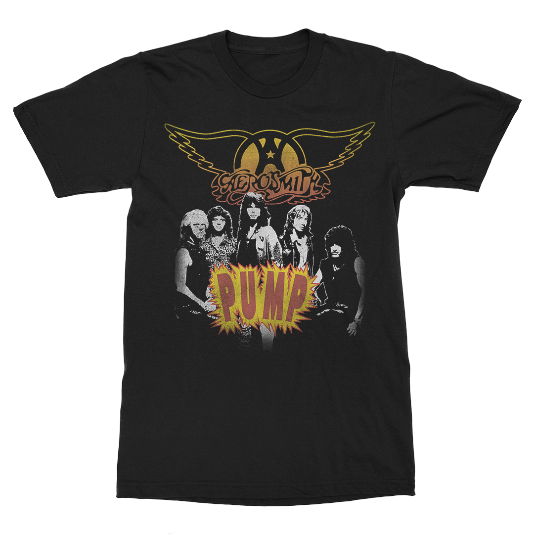 Aerosmith Pump Tour t-shirt nera vintage
