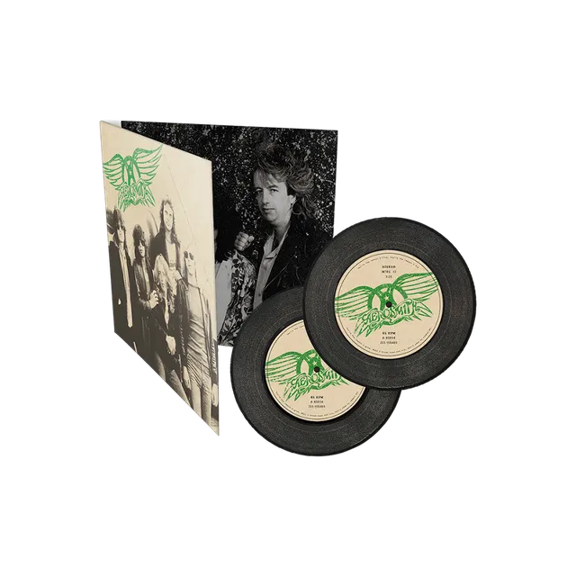 Aerosmith Boys of Boston sottobicchieri vinile 2 pezzi