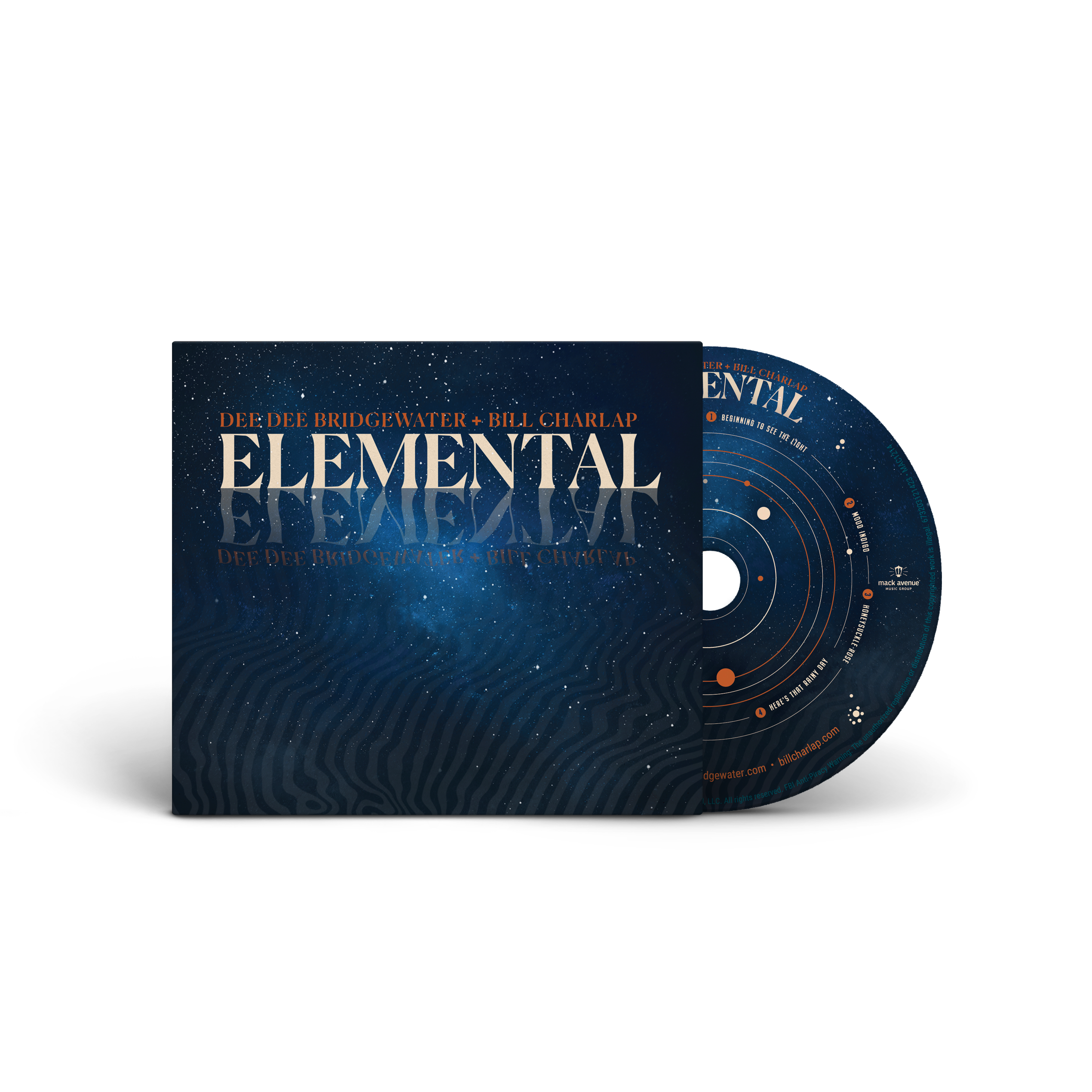 Mack Avenue Dee Dee Bridgewater Bill Charlap Elemental CD vocale