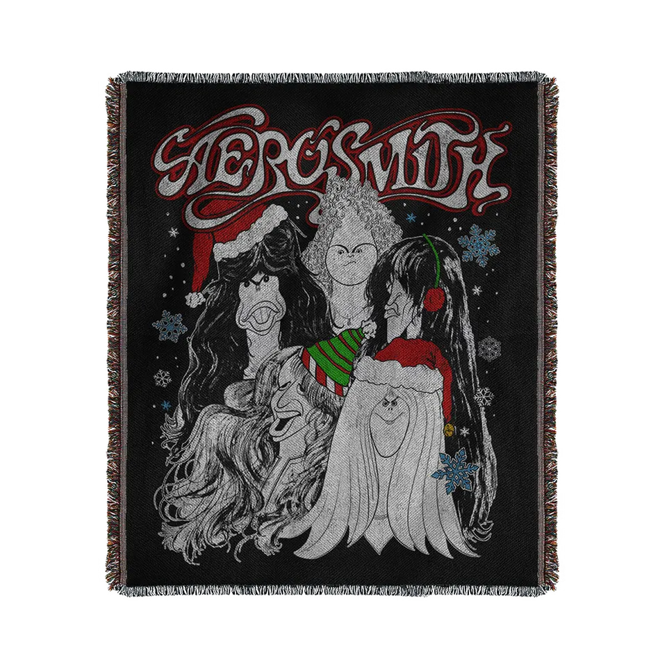 Aerosmith Draw The Line coperta natalizia cotone 127cm