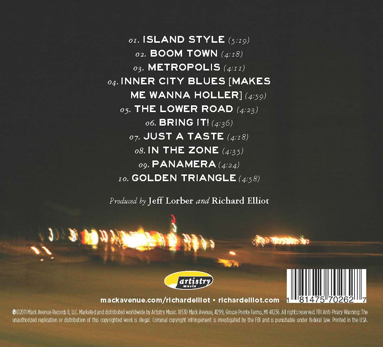 Mack Avenue Richard Elliot In The Zone CD smooth jazz
