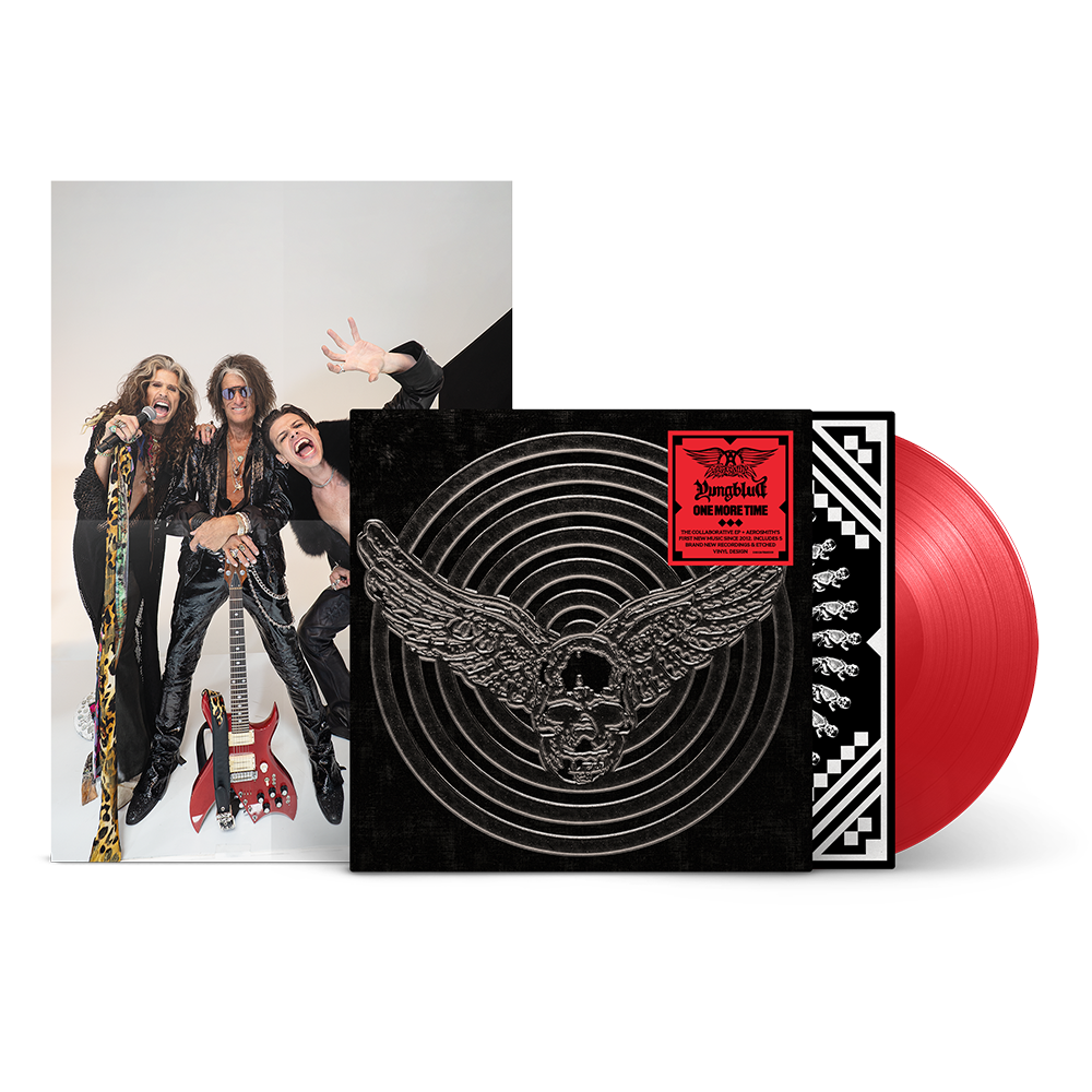 Aerosmith One More Time EP Vinile Rosso Poster 12"