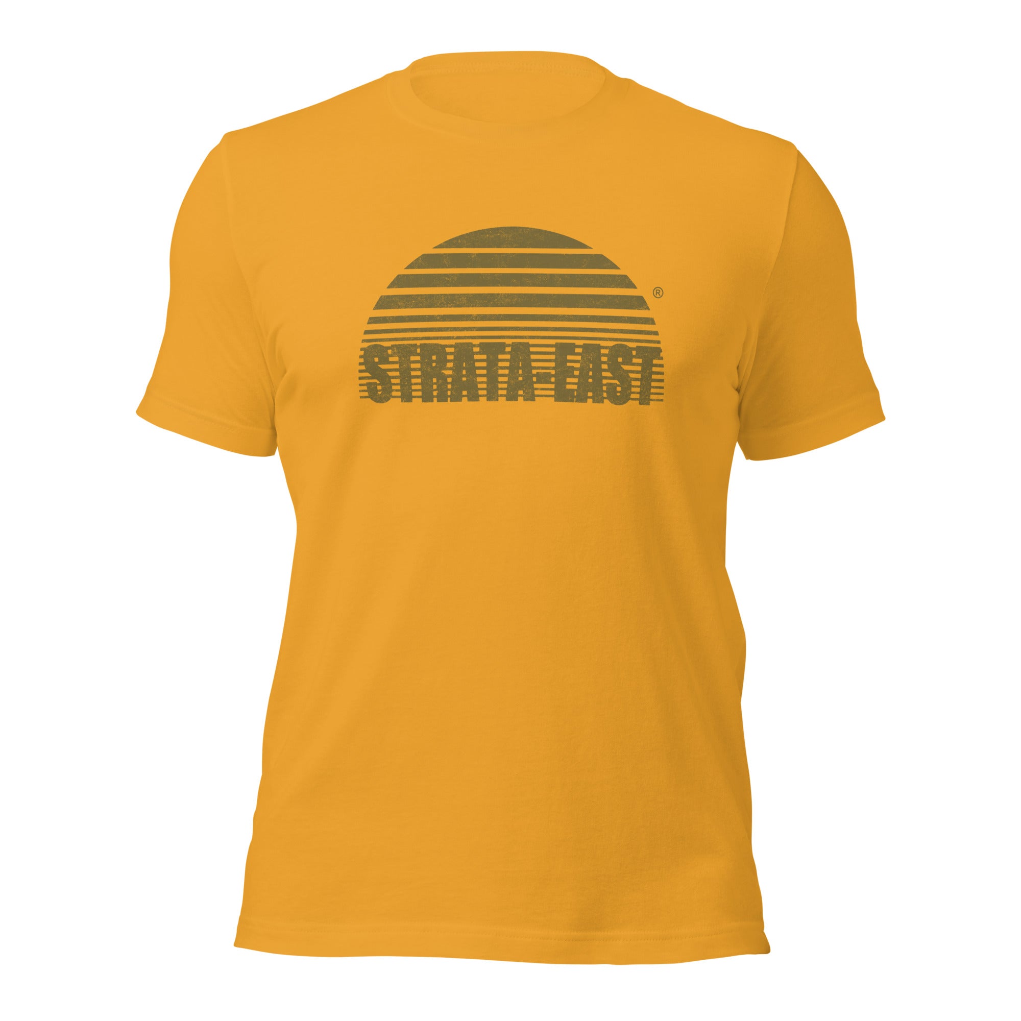 Strata-East Distressed Logo maglietta unisex cotone