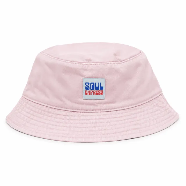 Soul Express Records Bucket Hat Cappello Rosa Riciclato
