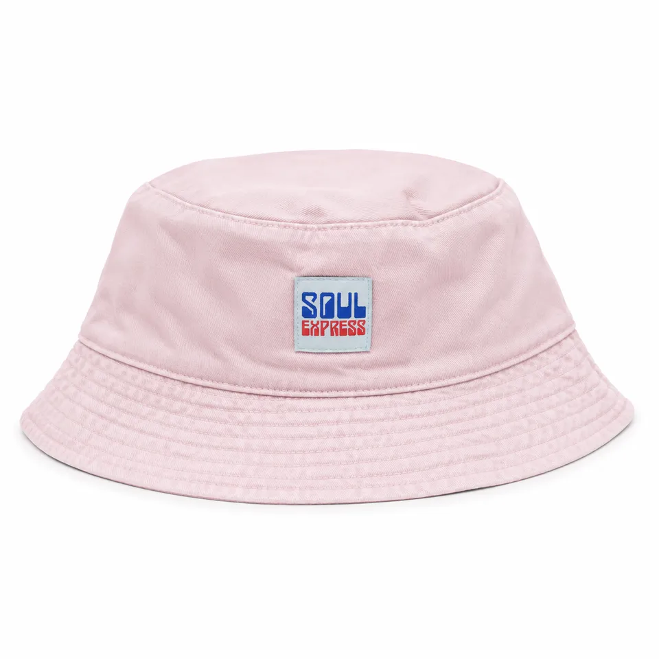 Soul Express Records Bucket Hat Cappello Rosa Riciclato