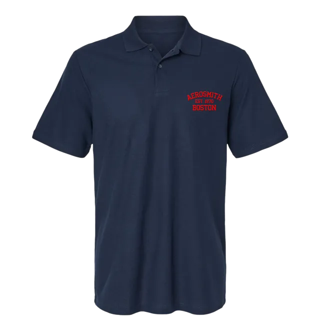Aerosmith EST 1970 polo blu navy