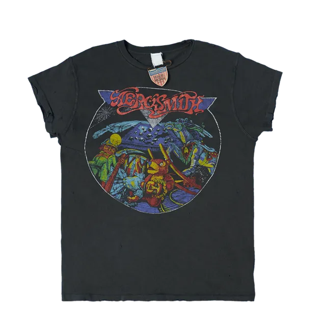 Aerosmith Toys in the Attic maglietta Space cotone