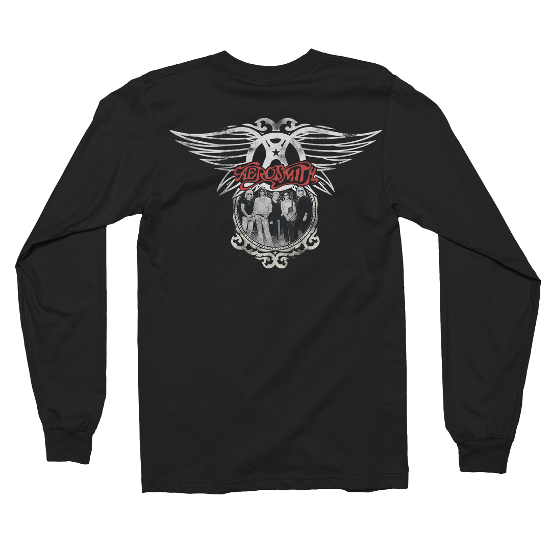 Aerosmith Fly Away maglia manica lunga nera
