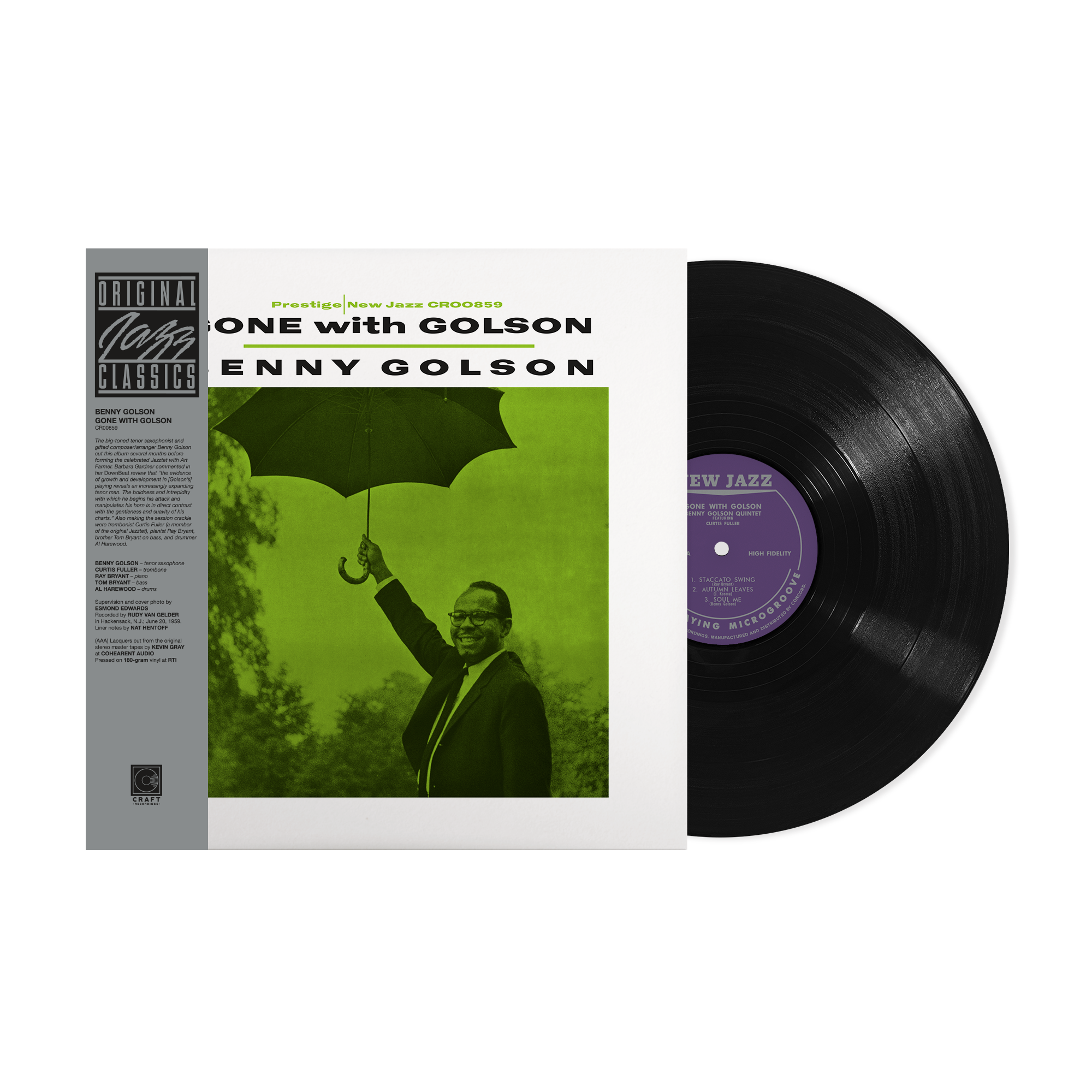 Original Jazz Classics Gone With Golson vinile 180g analogico
