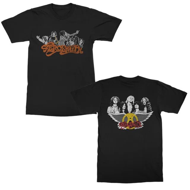 Aerosmith Live At The Summit maglietta nera unisex