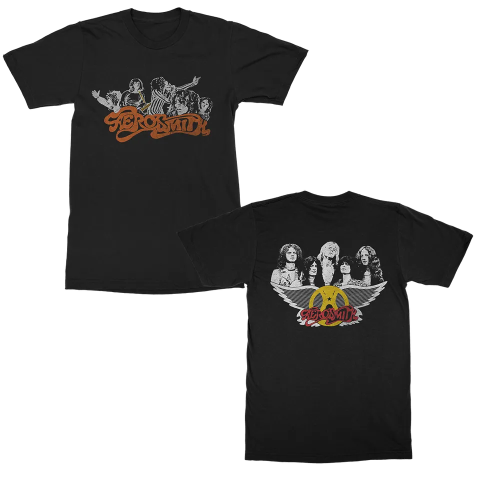 Aerosmith Live At The Summit maglietta nera unisex