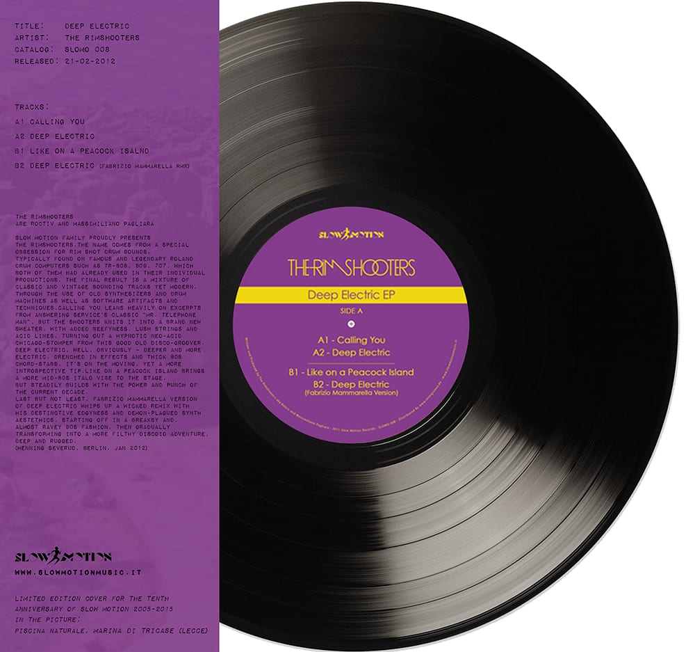 Slow Motion Rimshooters Deep Electric vinile 12" 2012