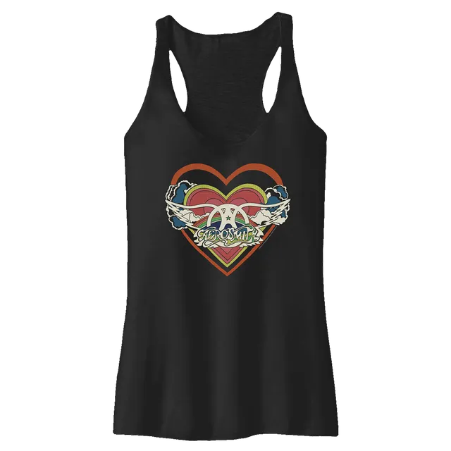 Aerosmith Rainbow Heart canotta donna runner multicolore