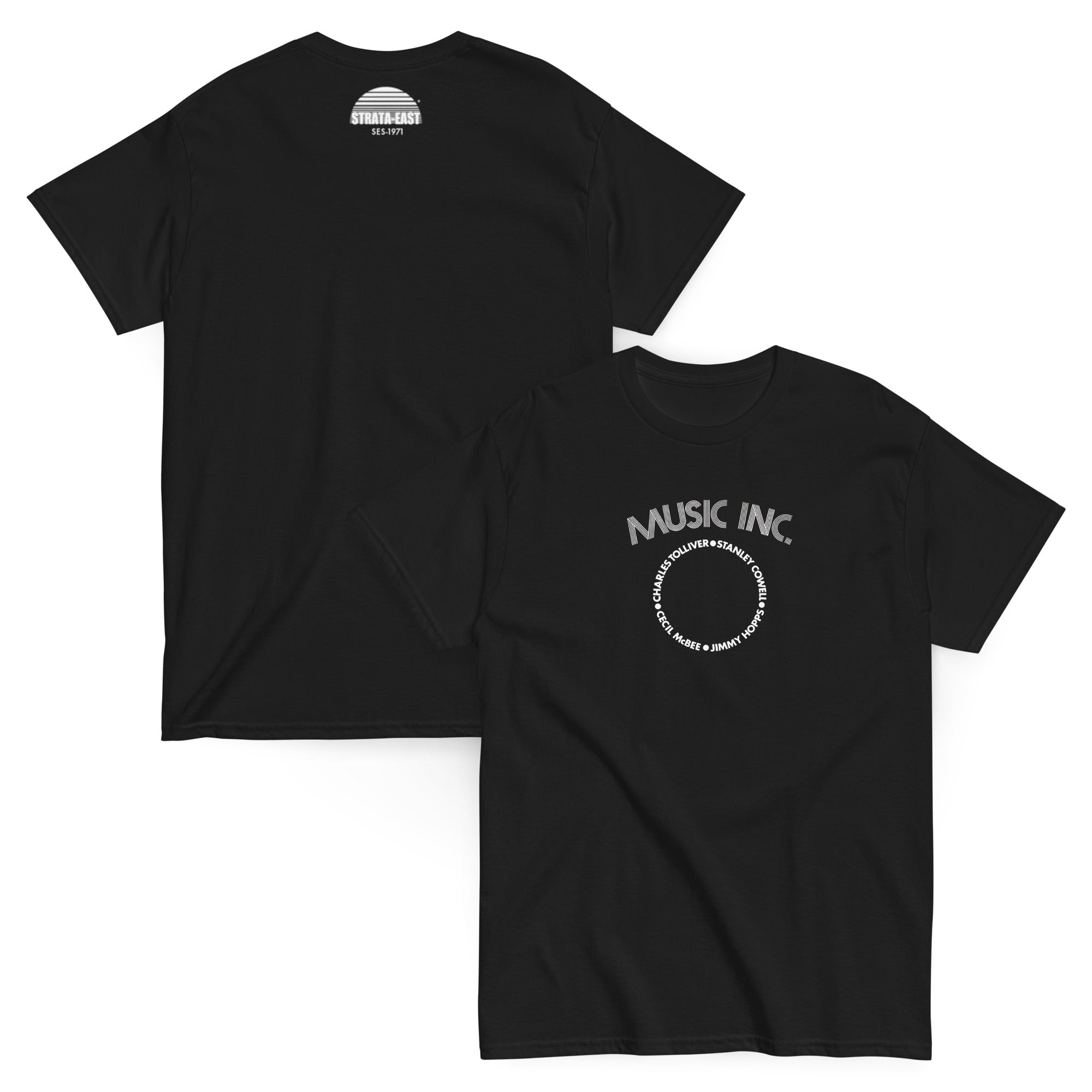 Strata-East Music Inc Maglietta cotone nera