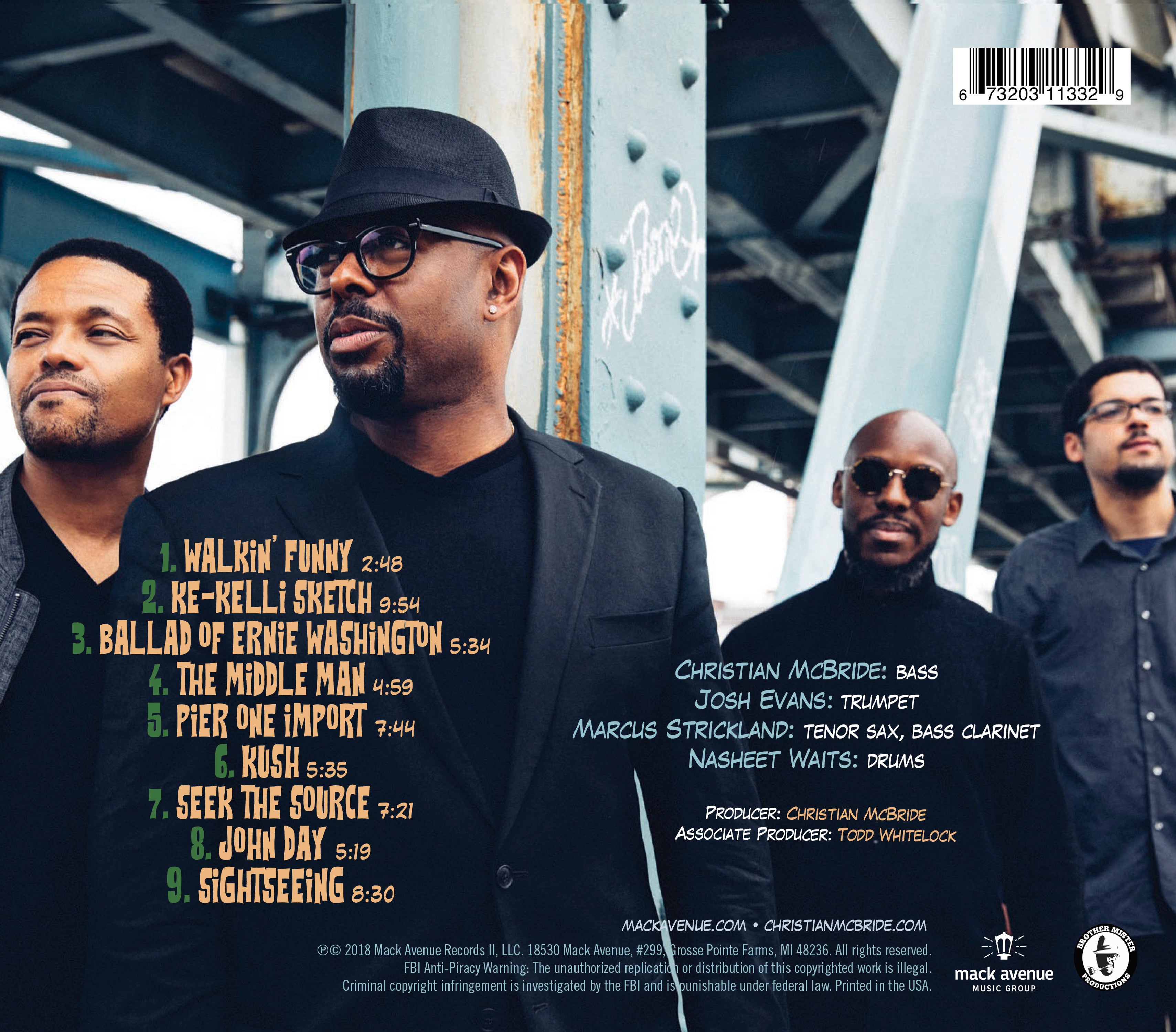 Mack Avenue Christian McBride New Jawn CD jazz
