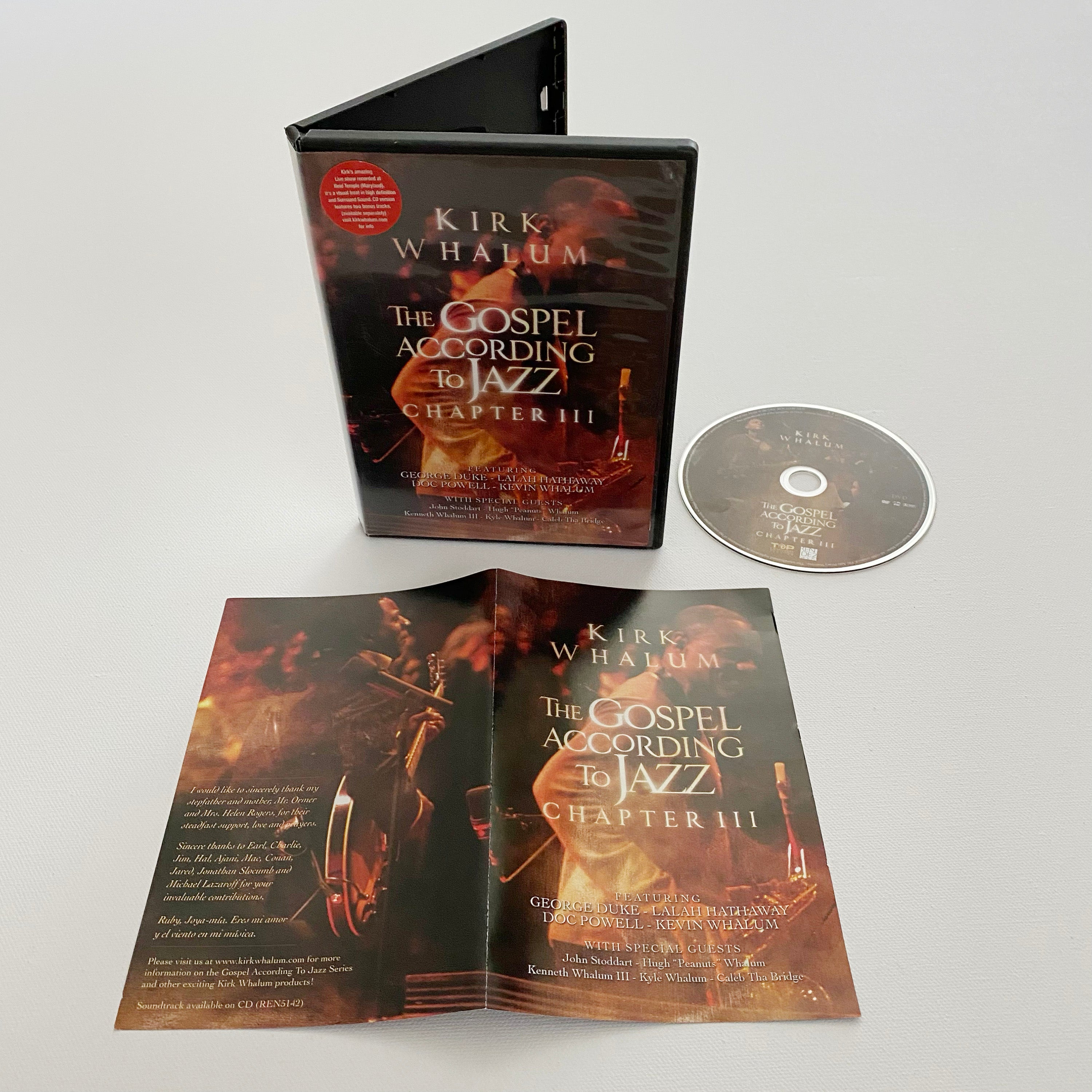 Mack Avenue Kirk Whalum The Gospel According to Jazz Chapter III CD gospel